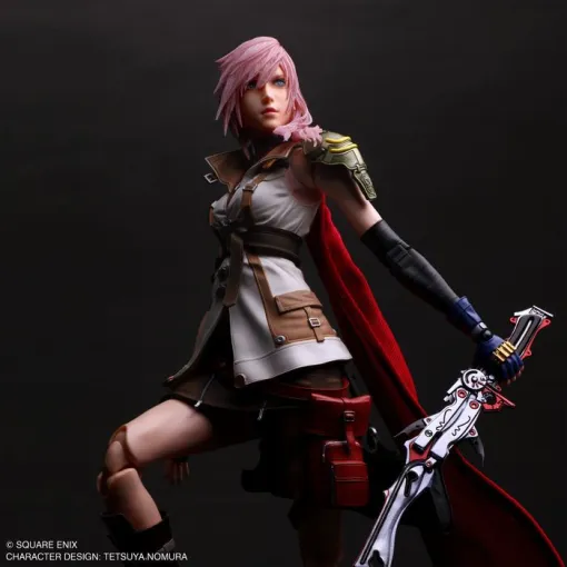 【FF13】 PLAY ARTS Shin Lightning released. Smoother and wider range of motion. You can also move your eyeballs