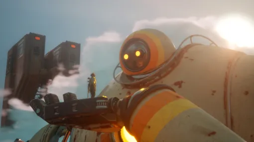 破滅後の世界で、主人公が「巨大ロボット」の影に身を寄せて生き延びるゲーム『Hello Sunshine』開発中、協力プレイ対応。ロボットを活用して焼けつく太陽光線や気温低下など過酷な環境を生き残るサバイバルゲーム