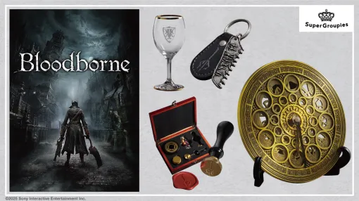 『Bloodborne（ブラッドボーン）』から“カレル文字”のシーリングスタンプや「ノコギリの狩人証」のチャーム付きキーリングなど“狩人”のための雑貨アイテムが登場。