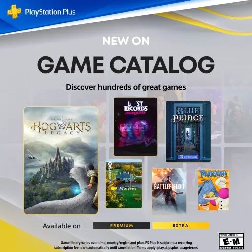 PS Plus、4月の海外向けゲームカタログ公開！ 「ホグワーツ・レガシー」や「ブループリンス」などが登場
