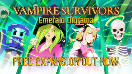 「ヴァンサバ」と「サガエメ」がいきなりコラボ！ 無料DLC「Vampire Survivors: Emerald Diorama」サプライズ配信