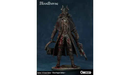 『ブラッドボーン』1/6スケールの「狩人スタチュー」が予約開始。「ノコギリ鉈」や「獣狩りの散弾銃」「獣狩りの斧」などの武器がセットになった超豪華仕様。それぞれ“変形状態”でディスプレイも可能