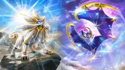 『ポケポケ』新拡張パック「双天の守護者」4月30日より登場。『ポケットモンスター サン・ムーン』に登場する伝説のポケモン、ソルガレオ・ルナアーラをはじめとしたポケモンや、アローラ地方のキャラクターのカードを収録。リーリエの姿も