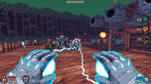 魔法を放ちまくる90年代レトロなFPS『Wizordum』正式版がリリース。数多くの魔法とメイスや銃などの武器を駆使し、世界を蝕む混沌の根源を追い求める
