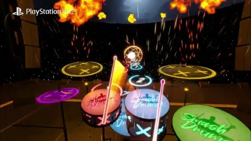 ドラムリズムゲーム『Smash Drums』が5/15にPS VR2で登場、爆音と振動で楽しむ圧倒的なドラムアクション！