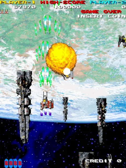 「アーケードアーカイブス ネビュラスレイ」5月15日より配信開始！抵抗軍の一員となり統合軍が組織する制圧軍を倒すSTG