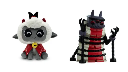 『Cult of the Lamb』からかわいい「子羊」と信者たちのぬいぐるみ、“待ち受けし者”のフィギュアが登場。5月16日からインフォレンズ公式通販や池袋パルコの店舗で販売、子羊フィギュアやピンバッジセットの再入荷も