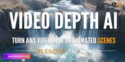 Blender用AIアドオン「Video Depth Ai」リリース！　動画からデプスマップ→ディスプレイスメントマップを生成し3Dアニメーション化 - ニュース
