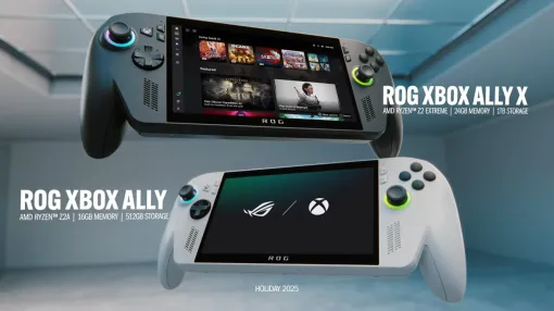 Steam、Xbox、Battle.net搭載の携帯型ゲーム機「ROG XBOX ALLY」が発表。「Xbox Games Showcase 2025」にて