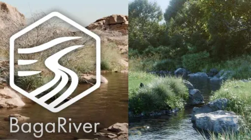 Blender用ツール「Baga River Generator」リリース！　手描きのラインからリアルな河川のモデルを作成 - ニュース