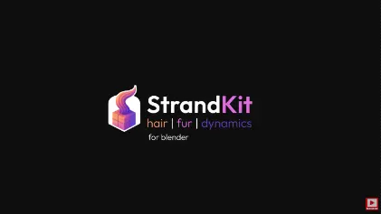 StrandKit | The Hair Fur & Dynamics Library - Blender向けの物理制御可能なヘアー＆ファーライブラリーが登場！