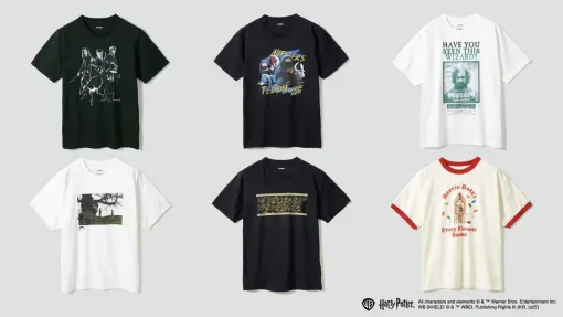 ハリポタの世界をモチーフにしたTシャツなどコラボアイテムがグラニフから登場！ オンラインショップにて予約開始