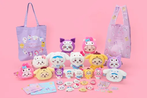 ちいかわとサンリオのコラボグッズ、本日6月13日よりサンリオショップなどで発売！サンリオオンラインショップでは同日10時より販売開始