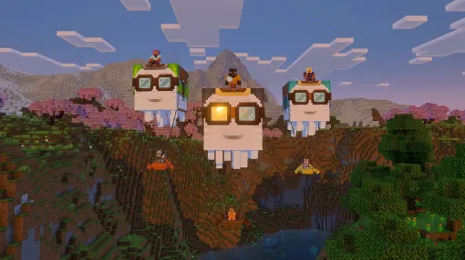 『マイクラ』“光と影”の演出が大幅強化される最新アプデが6月18日に配信へ。マイクラ世界が美しく生まれ変わる。搭乗して空の旅を楽しめる「ハッピーガスト」も登場