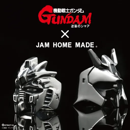 「逆襲のシャア」よりνガンダムやサザビーのフェイスリングなど、アクセサリーコレクションが6月26日より販売！フィン・ファンネルやアクシズ、「水星の魔女」のクールさんたちのネックレスなども展開