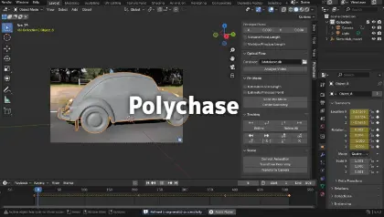 Polychase v0.0.4 - KeenTools GeoTracker にインスピレーションを得たメッシュベースのモーショントラッキングBlenderアドオンが開発中！オープンソース＆無料！