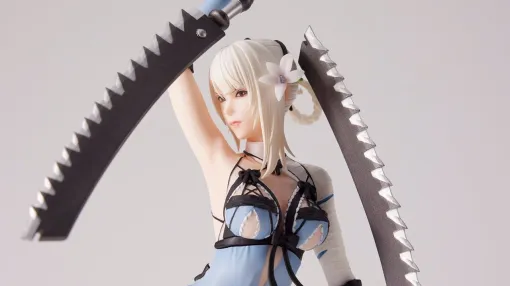 『ニーア レプリカント ver.1.22474487139…』の「カイネ」のフィギュア『フォルミズム カイネ』を12月27日に発売決定。マモノの侵食を防ぐために露出の激しい服装を着用、約18cmの立体化されたフィギュアに