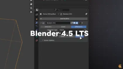 Blender 4.5 LTS - Vulkan完全対応で高速化！コンポジターノード追加＆Grease Pensil対応！GeoNodesの入力や法線強化！UV利便性向上！500近いバグの修正！長期サポート安定版がリリース！