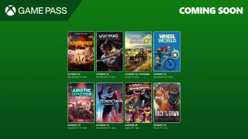 [Game Pass] 8 games will be released, including the new dwarf Sabakura sequel "Grounded 2" and the Souls-like ARPG "Ming Sue: Utsuro no Hane"! Lineup revealed until early August 2025