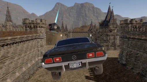 Drive around the Middle Ages in a car and defeat enemies with a shotgun! Diesel Fury: Outgun The Universe Announced