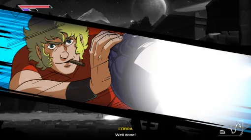 A video of the "Space Cobra" action game has been released. The "Royal Three Sisters" and Cobra's nemesis, Crystal Boy, appear. You can also see battle scenes underwater, in the city, and in ruins