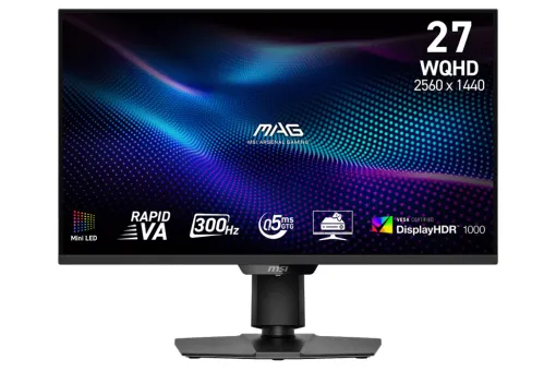MSI introduces a 27-inch VA gamer display with quantum dots and Mini LEDs that excels in visual beauty and contrast ratio