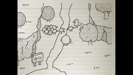 Note adventure RPG "UGOMEKU NOTE" unveiled on Steam. A humorous story about a boy who travels through a handmade world drawn in a notebook