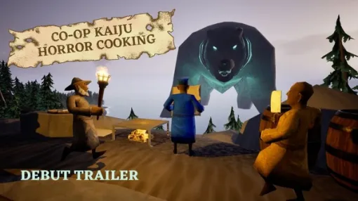 Feed the giant monster cooked food to stop the end of the world! Co-op Kaiju Horror Cooking Announced & Open Playtest Begins - Scheduled to be Released on July 29, 2025