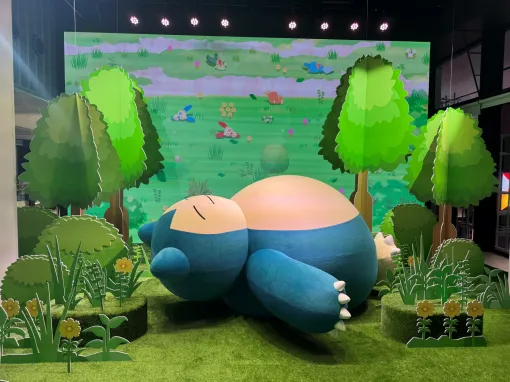 In Shibuya, "Pokesuri" giant Kabigon, new goods are now available! "Negao Research" event to enjoy by introducing and walking by taking pictures