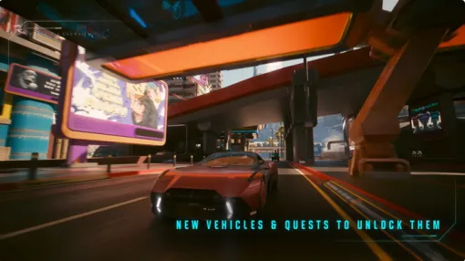 今月よりPSPlusゲームカタログ対象『サイバーパンク2077』アップデート2.3が配信！４つの新たな車＆ジョブ追加、オートドライブ機能、自律走行型デラマンタクシーも呼び出せる