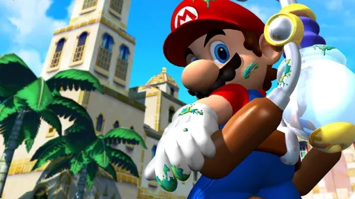 【今日は何の日？】『スーパーマリオサンシャイン』が発売された日（2002年7月19日）。水を使ったポンプアクションでさらに立体的な動きが可能に