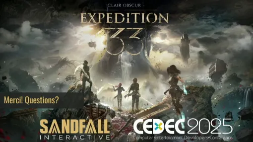 『Clair Obscur: Expedition 33』のプログラマーはたったの4人。少数精鋭で大規模ゲームを開発する秘訣は「プログラマーがプログラムを極力書かない」ことだった【CEDEC 2025】