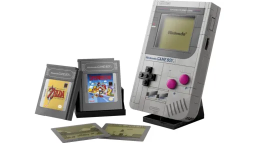 「初代ゲームボーイ」のレゴブロックが10月1日発売。全421ピース・約1:1スケールで忠実に再現。ブロックで再現された2種類のカートリッジや画面を再現したパーツも付属