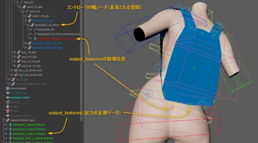 Bifrost for Maya Rigging Challenge～一歩先のリグ・アニメーションに挑戦～ 第7回：機械学習でリュックの連動リグ〜実践編〜