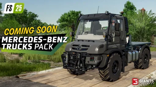 『ファーミングシミュレーター 25』コンテンツ拡張パック「Mercedes-Benz Trucks Pack」が9月9日（火）に配信決定！ | セガ SEGA