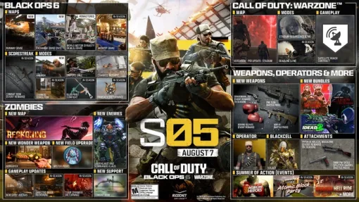 『Call of Duty: Black Ops 6』および『Call of Duty: Warzone』のシーズン5が8/8より配信開始！新マルチプレイヤーマップやゾンビモードなど。PSStoreではセール中