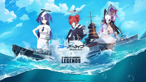 「World of Warships: Legends」×「ブルアカ」コラボ第2弾がスタート6周年記念＆グラフィックスアップデートも実施。PS5 Proはレイトレ対応に