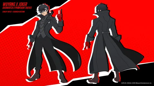 『オーバーウォッチ2』に『ペルソナ５』のコラボスキンが登場。「ジョーカー」ウーヤンや「スカル」ゲンジ 、「フォックス」ライフウィーバー、「クイーン」D.VAのスキンが9月17日のアップデートで実装へ