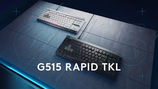 ロジクールG初のラピトリ対応ロープロファイルキーボード「G515 RAPID」は10月9日発売! 価格は約2.5万円 ロジクールG初のラピトリ対応ロープロファイルキーボード「G515 RAPID」は10月9日発売! 価格は約2.5万円