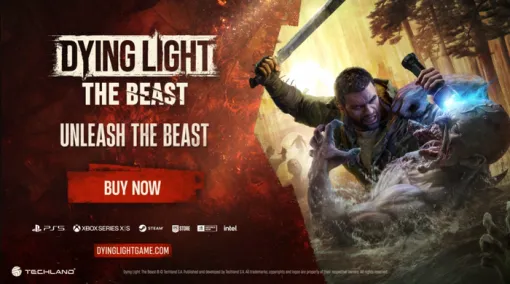 シリーズ10周年を飾るオープンワールド×アクション・サバイバルホラー『ダイイングライト:ザ・ビースト』9/19本日リリース!素手でゾンビを圧倒できる「ビーストモード」も シリーズ10周年を飾るオープンワールド×アクション・サバイバルホラー『ダイイングライト:ザ・ビースト』9/19本日リリース!素手でゾンビを圧倒できる「ビーストモード」も