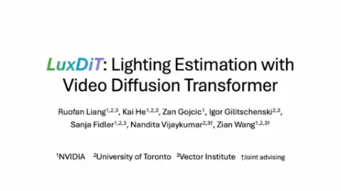 LuxDiT: Lighting Estimation with Video Diffusion Transformer - 1枚の画像や動画からライティングに使えるHDRI環境マップを生成するAIモデル! LuxDiT: Lighting Estimation with Video Diffusion Transformer - 1枚の画像や動画からライティングに使えるHDRI環境マップを生成するAIモデル!