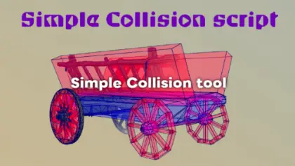 Simple Collision tool - シンプルな形状でのコリジョンを作成する為のMaya用ツールスクリプト! Simple Collision tool - シンプルな形状でのコリジョンを作成する為のMaya用ツールスクリプト!