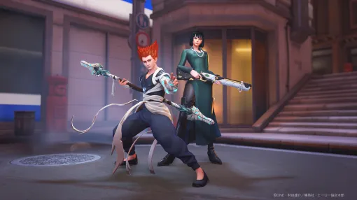 『オーバーウォッチ 2』と『ワンパンマン』のコラボ第2弾が開催。ウーヤンの「ガロウ」とアッシュの「地獄のフブキ」スキンが新登場