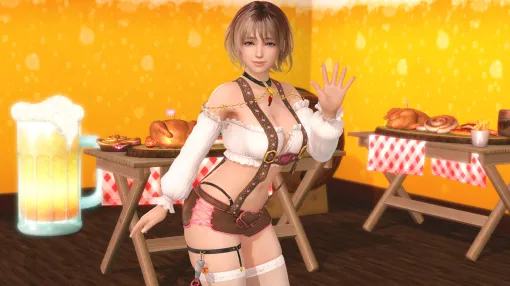 ビールジョッキが似合う新衣装「しゅわしゅわメイド」! 「DOAXVV」、イベント「女神のオクトーバーフェストキャンペーン開催 ビールジョッキが似合う新衣装「しゅわしゅわメイド」! 「DOAXVV」、イベント「女神のオクトーバーフェストキャンペーン開催