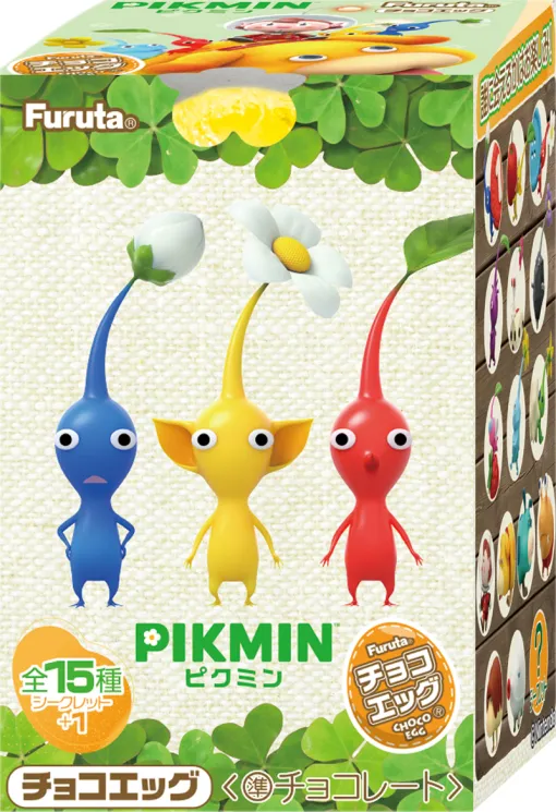 玩具菓子「チョコエッグ ピクミン」が本日10月27日より再販売！シークレットを含む16種のピクミンたちのフィギュアが付属
