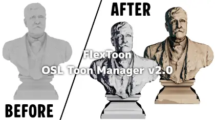 FlexToon OSL Toon Manager v2.0 - MayaのArnold向けセル&トゥーンシェーダーパッケージ! FlexToon OSL Toon Manager v2.0 - MayaのArnold向けセル&トゥーンシェーダーパッケージ!