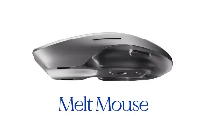 Melt Mouse - デザイン情報発信メディア『Paraph -パラフ-』による曲面ガラスと削り出しアルミの革新的マウス！Kickstarterにて予約開始！