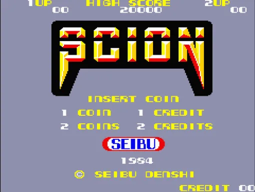 「サイオン」が「アーケードアーカイブス」シリーズより10月30日配信セイブ開発による1984年発売のシューティングゲーム