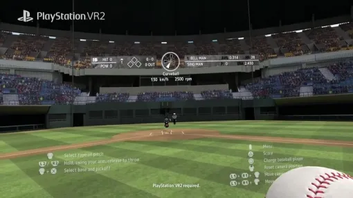 PSVR2専用野球シミュレーター『ベースボールドリームズVR』がリリース──VR/1人称視点で本格野球が楽しめる！
