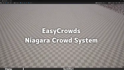 EasyCrowds - NiagaraとBlueprintのみで構築されたUnreal Engine 5向け群衆制御システム! EasyCrowds - NiagaraとBlueprintのみで構築されたUnreal Engine 5向け群衆制御システム!